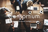 Consortium Alliance Combine Cooperative Group Concept