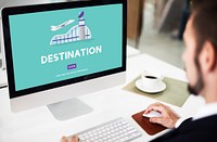 Destination Business Trip Flights Travel Concept