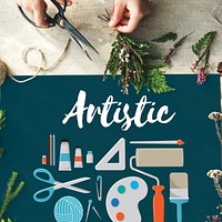 Arts and Craft Artistic Artist Design Ideas Concept