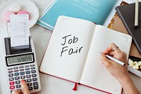 Job Fair Activity Employing Hiring Occupation Concept