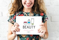 Feminine Beauty Cosmetics Healthcare Products Concept
