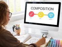Website Template Content Develop Concept