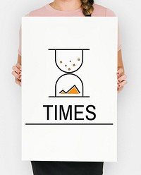 Hourglass Sandglass Timer Icon Word