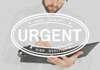 Urgent label icon stamping for verified