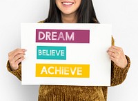 Dream Believe Achieve Accomplishment Motivation