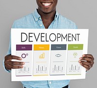 Development Success Performance Graphic Word Icon