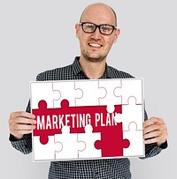 Marketing Plan word hidden in puzzle maze