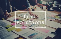 Find Solutions Solving Problem Result Concept
