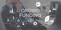 Crowd Funding Supporters Investment Fundraising Contribution Concept