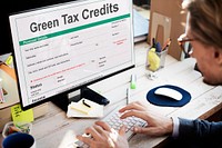 Green Tax Credits Investment Saving Debates Concept