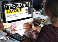 Typography Layout Responsive Design Creative Concept