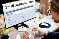 Small Business Loan Form Concept
