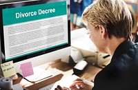 Divorce Agreement Decree Document Break up Concept