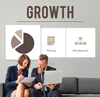 Analysis Growth Progress Perfomance Concept