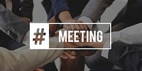 Meeting Business Colleagues Brainstorm Word