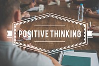 Positive Thinking Optimistic Mindset Word