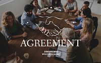 Agreement Handshaking Teamwork Together Graphic