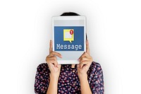 Digital Connection Technology Message Icon