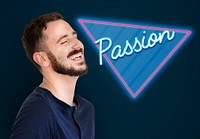 Passion Attraction Emotion Word Graphic