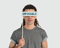 Impossible No Way Pessimism Word Concept