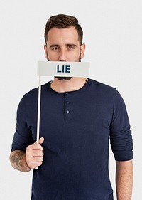 Lie Fake Cheat Word Concept
