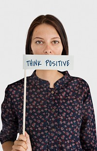 Think Positive Optimism Word Concept