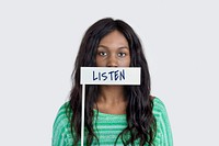 Listen Communication Attention Word Concept