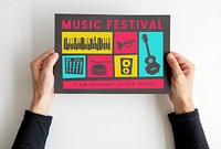 Illustration of music festival passion leisure activity