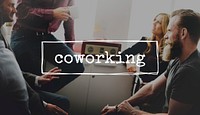 Coworking Colleagues Team Work Office Concept