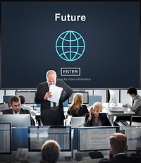 Future Online Technology Global Concept