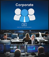 Corporate Business Company Network Organization Concept