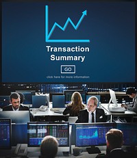 Transaction Summary Budget Balance Account Concept