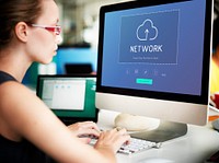 Cloud Network Data Backup Concept