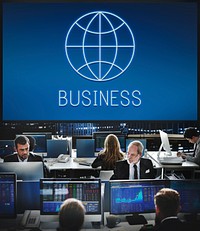 Global Business Enterprise Economics Corporation Concept