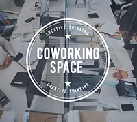 Coworking Space Office  Corporate Business Concept