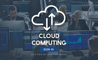 Cloud Computing Network Storage Technology Data Concept