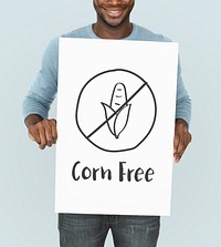 Corn Free Healthy Lifestyle Concept