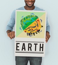 People global earth environment graphic