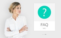 FAQ Customer Service Help Support Exclamation Graphic