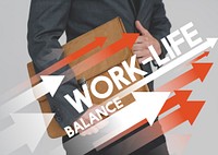 Work Life Balance Word Graphic