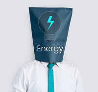 Energy Bulb Thunder Icon sign Symbol