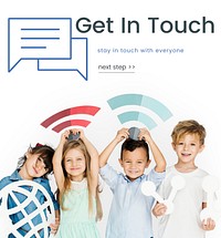 Society Stay in Touch Communication Concept