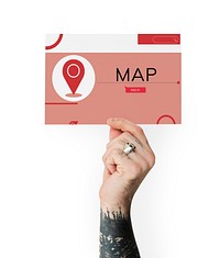 Map Pin Location Direction Position Graphic