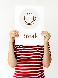 Break Time Sip Coffee Concept