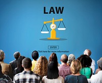 Law Judgement Rights Weighing Legal Concept