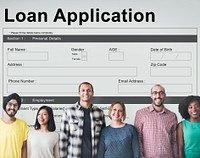 Loan Application Mortgage Money Concept