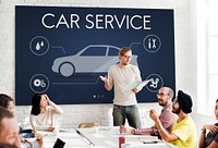 Car Service Repairment Help Concept