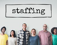 Staffing Friends Organization Company Colleagues Concept