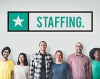 Staffing Employee Human Resources Manpower Concept