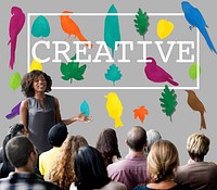 Create Creative Creativity Ideas Design Concept